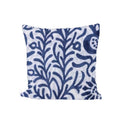 Blue Floral Cushion Cover, Indigo Block Print Pillow Cover, Indian Cotton Throw Pillow, Botanical Vine Decor, Blue White Home Decor, Gifts
