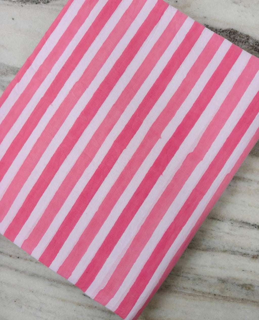 Pink & White Striped Cotton Fabric, Soft Quilting Fabric by the Yard, Modern Stripe Craft Sewing Material, Quilting  Apparel Fabric, Napkins