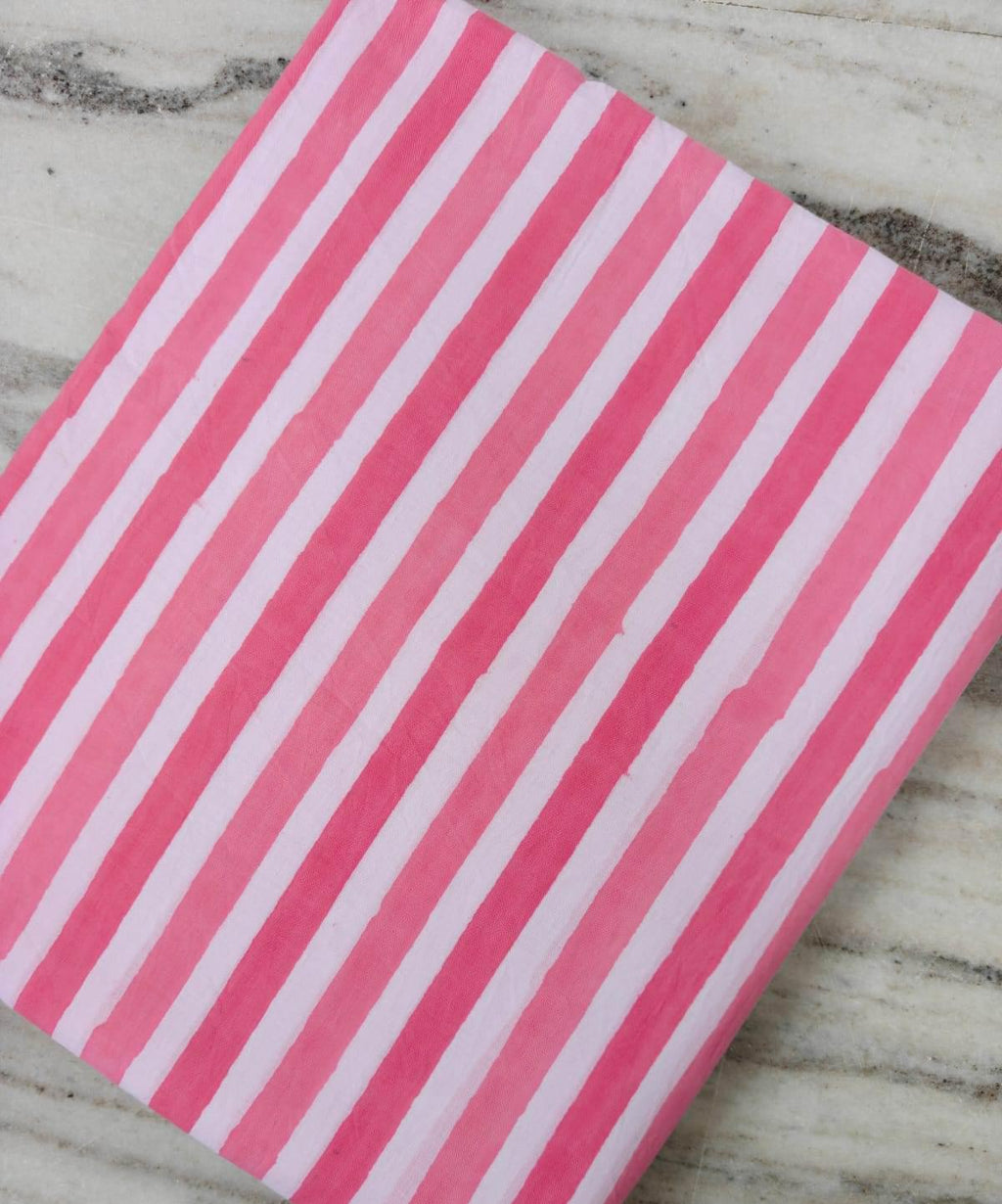 Pink & White Striped Cotton Fabric, Soft Quilting Fabric by the Yard, Modern Stripe Craft Sewing Material, Quilting  Apparel Fabric, Napkins
