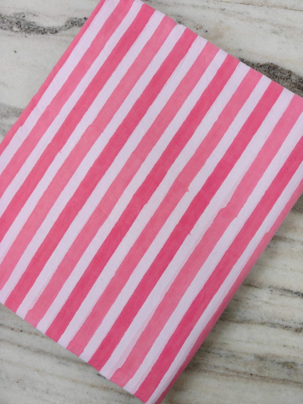 Pink & White Striped Cotton Fabric, Soft Quilting Fabric by the Yard, Modern Stripe Craft Sewing Material, Quilting  Apparel Fabric, Napkins