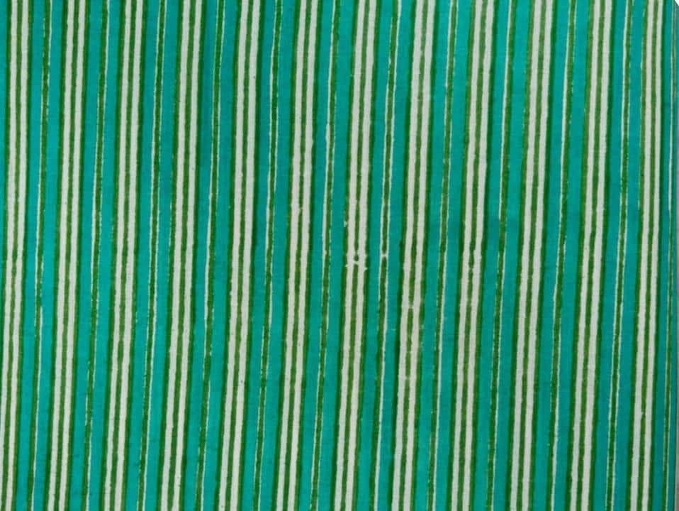 Green & Teal Striped Cotton Fabric, Turquoise Green White Stripes, Cotton Sewing Fabric, Quilting Fabric, Craft Fabric by the Yard, Napkins