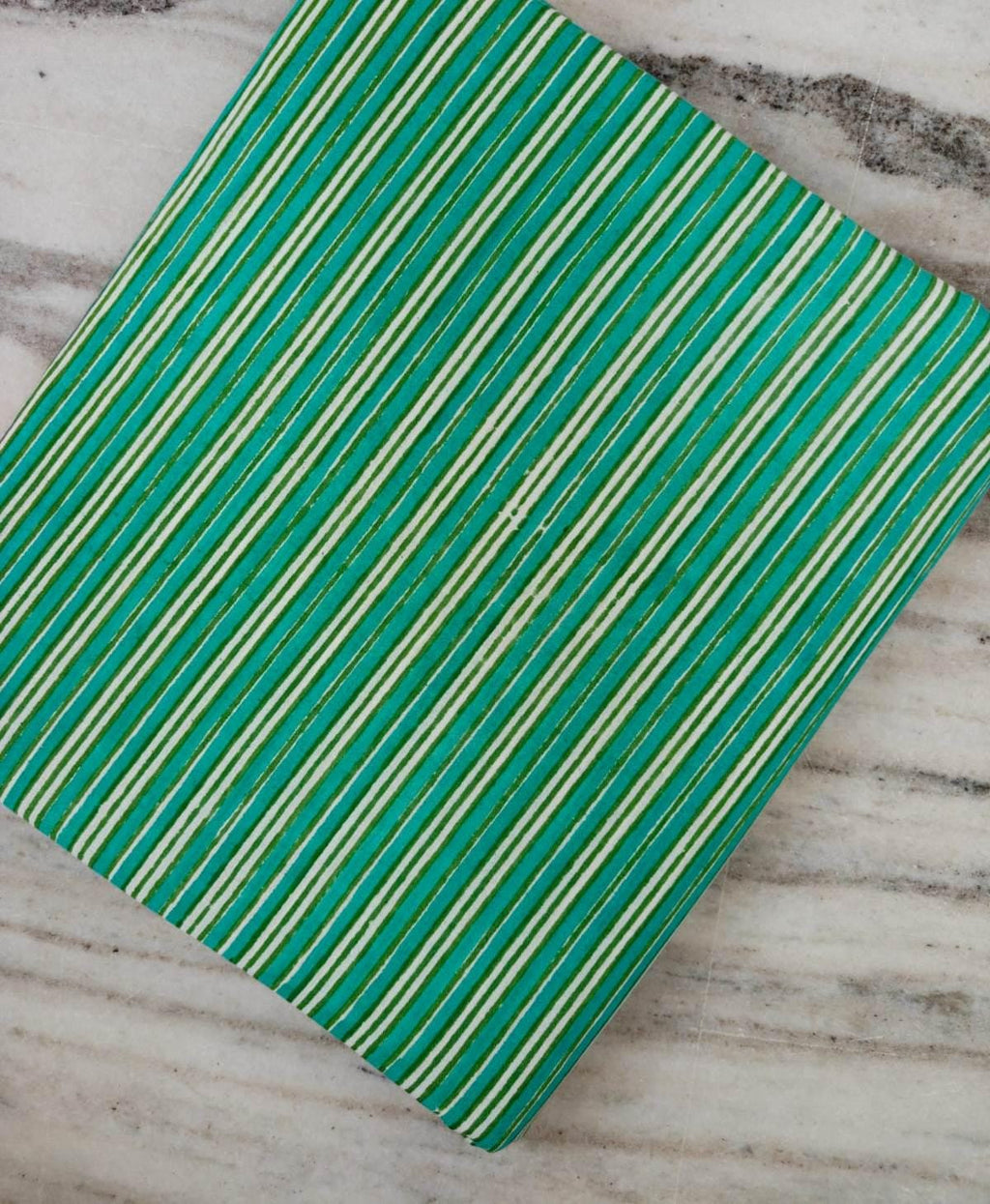 Green & Teal Striped Cotton Fabric, Turquoise Green White Stripes, Cotton Sewing Fabric, Quilting Fabric, Craft Fabric by the Yard, Napkins