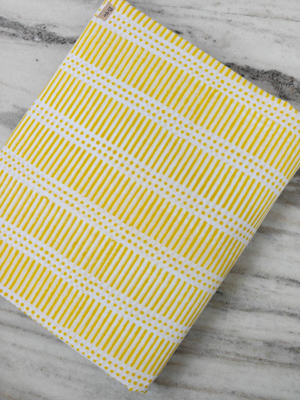 Yellow & White Cotton Fabric, Geometric Stripe Print, Indian Cotton Fabric, Modern Sewing, Quilting Craft Fabric, Home Decor Fabric, Napkins
