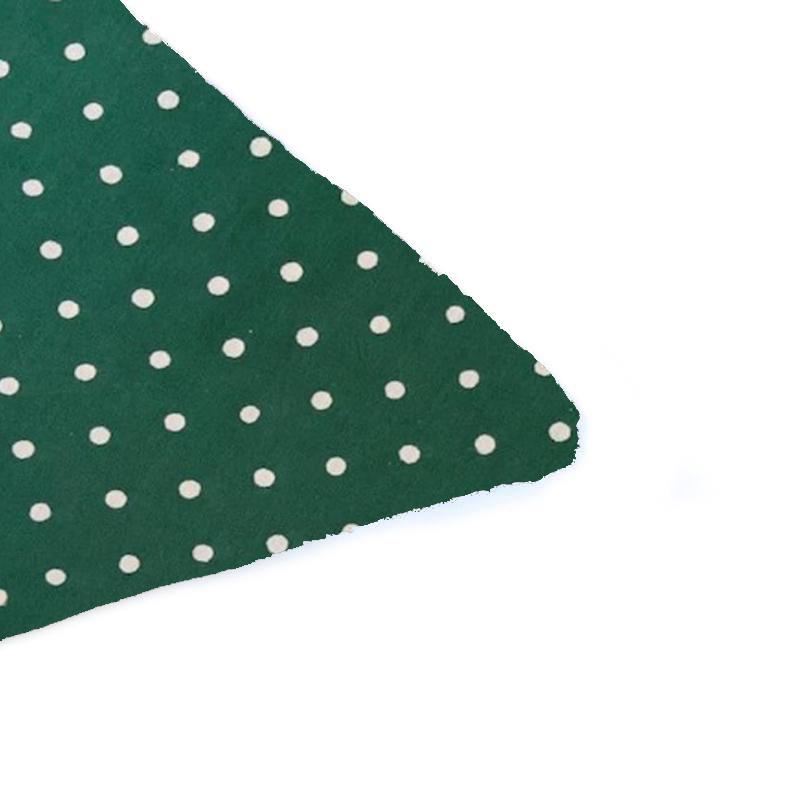 Green Polka Dot Cushion Cover, White Dot Cotton Pillow Cover, Green Throw Pillow, Cute Boho Home Decor, Minimalist Decorative Pillow Case