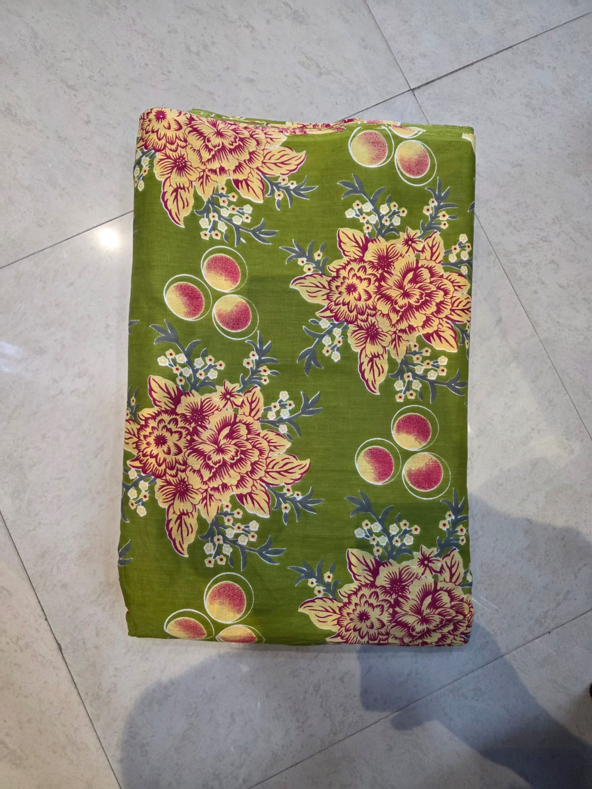 Soft Cotton, Indian Hand Block Print Fabric, Floral 100% Cotton Fabric By The Yard, Fabric for Loose Running, Dress Making, Textile Fabric